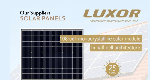 Solar panels by Luxor