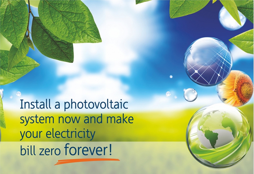 Install a photovoltaic system now and make your electricity bill zero forever!